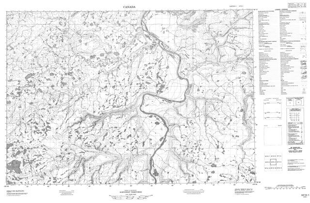 No Title Topographic Paper Map 107D01 at 1:50,000 scale