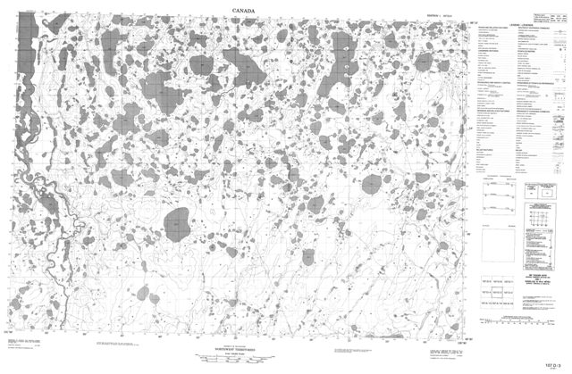 No Title Topographic Paper Map 107D03 at 1:50,000 scale
