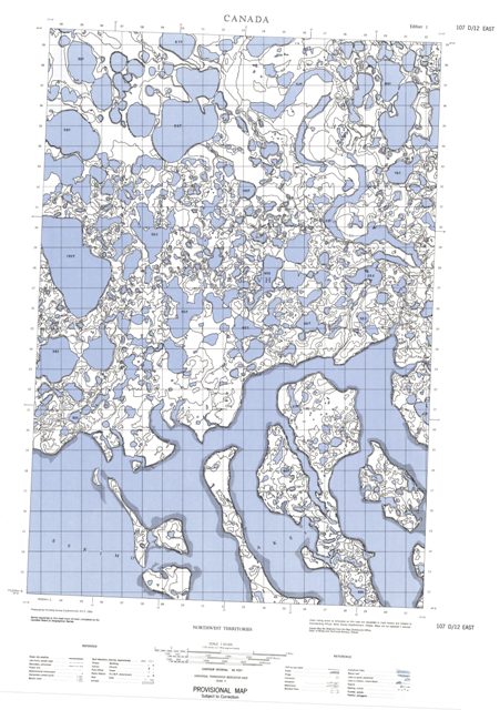 No Title Topographic Paper Map 107D12E at 1:50,000 scale