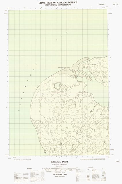 Maitland Point Topographic Paper Map 107E01E at 1:50,000 scale