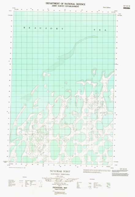 Nuvorak Point Topographic Paper Map 107E03W at 1:50,000 scale