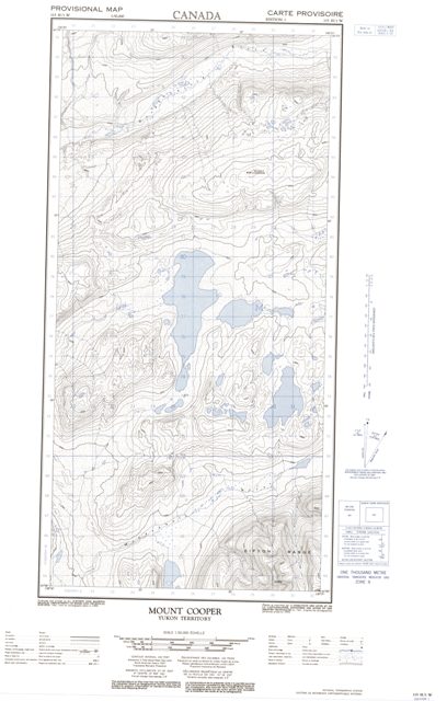 Mount Cooper Topographic Paper Map 115H01W at 1:50,000 scale