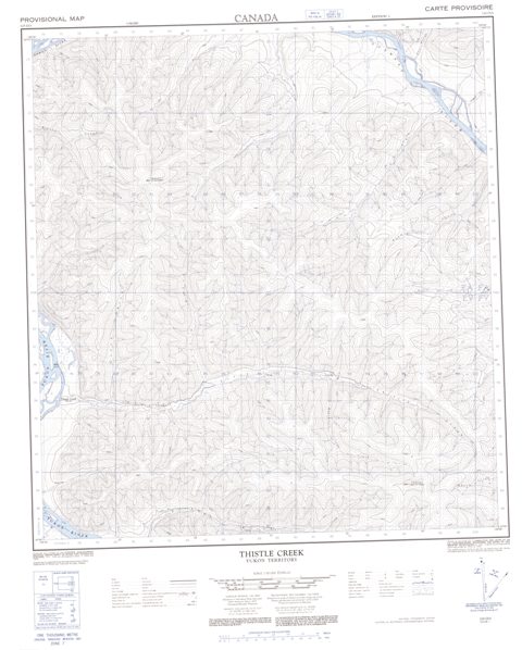 Thistle Creek Topographic Paper Map 115O03 at 1:50,000 scale
