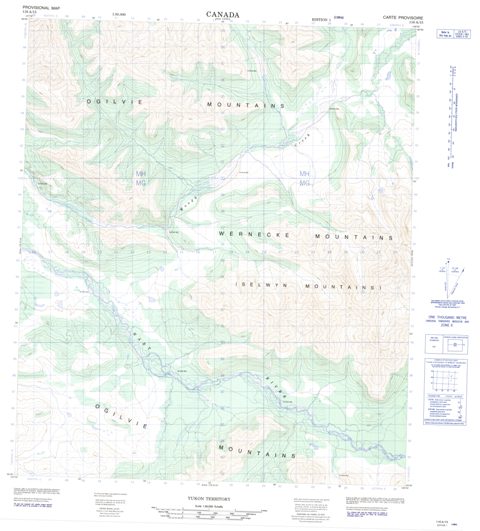 No Title Topographic Paper Map 116A15 at 1:50,000 scale