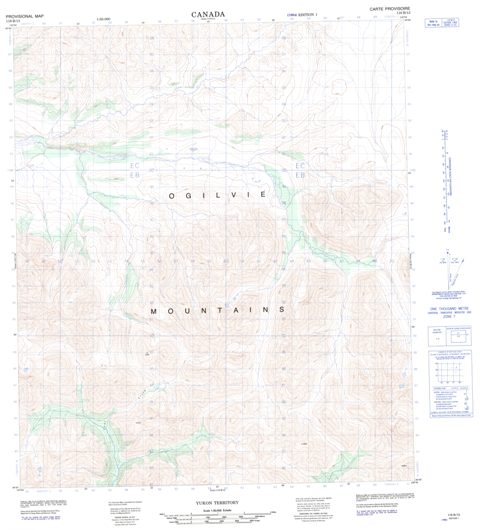 No Title Topographic Paper Map 116B13 at 1:50,000 scale