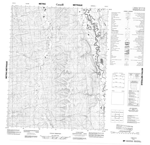 No Title Topographic Paper Map 116I11 at 1:50,000 scale