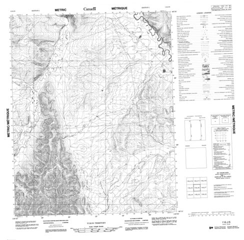 No Title Topographic Paper Map 116J06 at 1:50,000 scale
