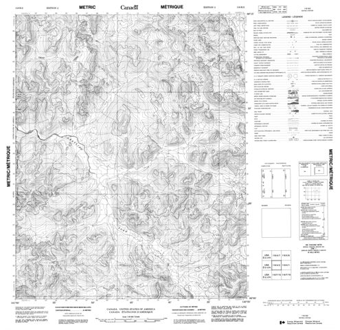 No Title Topographic Paper Map 116K02 at 1:50,000 scale