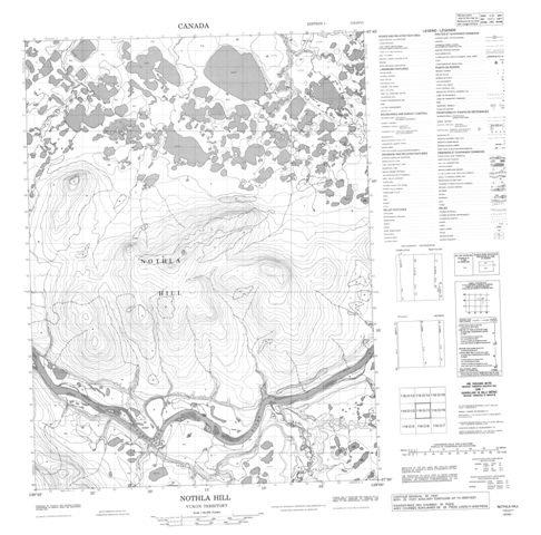 Nothla Hill Topographic Paper Map 116O11 at 1:50,000 scale