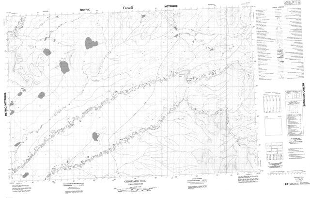 Girouard Hill Topographic Paper Map 117A03 at 1:50,000 scale