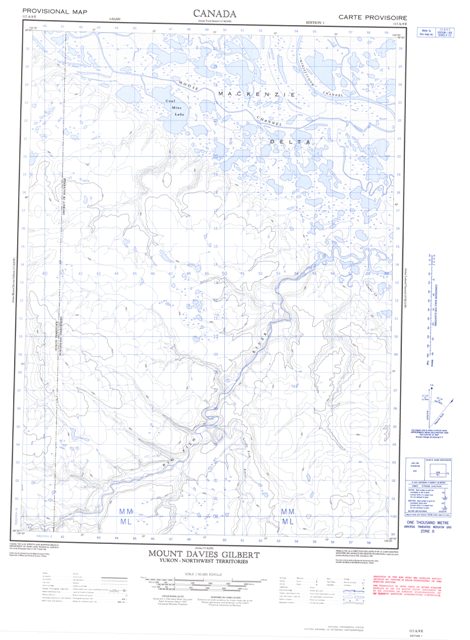Mount Davies Gilbert Topographic Paper Map 117A09E at 1:50,000 scale