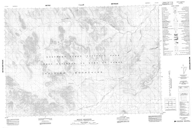 Mount Sedgwick Topographic Paper Map 117A13 at 1:50,000 scale