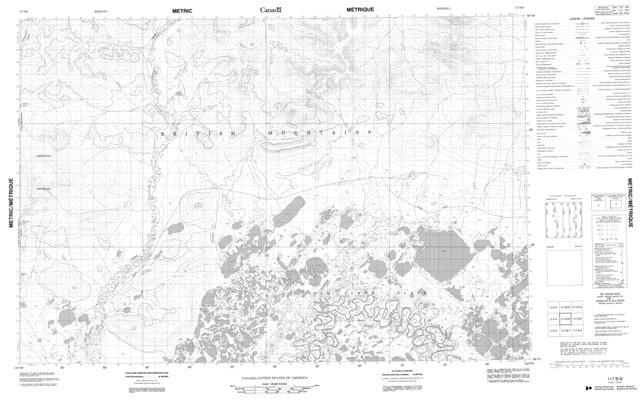 No Title Topographic Paper Map 117B08 at 1:50,000 scale