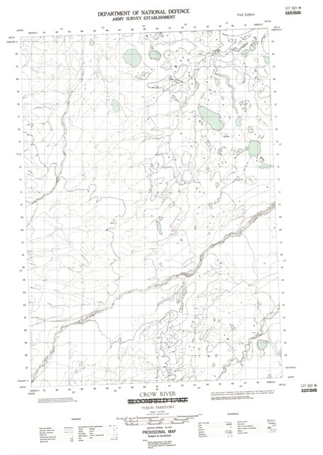 Crow River Topographic Paper Map 117D03W at 1:50,000 scale