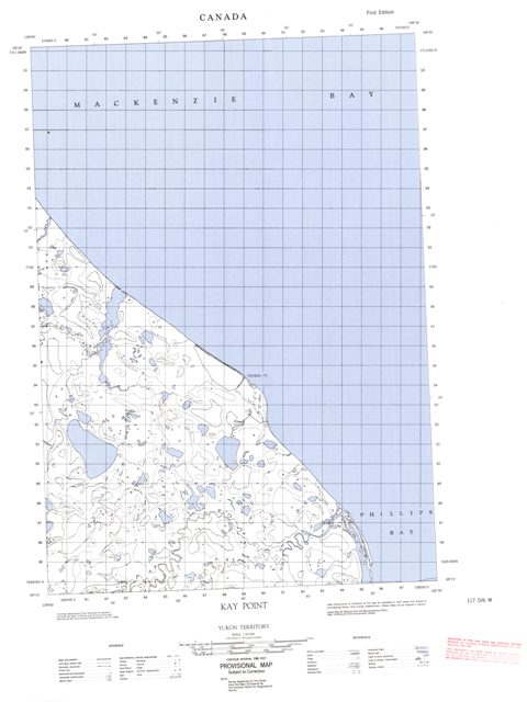 Kay Point Topographic Paper Map 117D06W at 1:50,000 scale