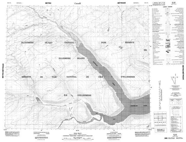 Ida Bay Topographic Paper Map 120C11 at 1:50,000 scale