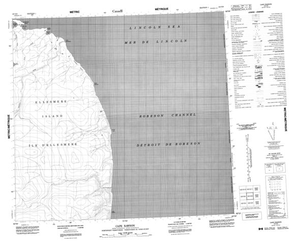 Cape Rawson Topographic Paper Map 120E06 at 1:50,000 scale