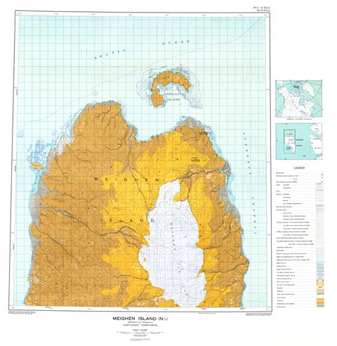 Meighen Island (N) Topographic Paper Map 560B02 at 1:50,000 scale