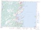 001N11 Harbour Grace Topographic Map Thumbnail 1:50,000 scale