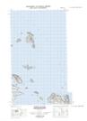 003E12 Ferret Islands Topographic Map Thumbnail