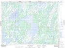 012A08 Great Burnt Lake Topographic Map Thumbnail