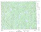 012L16 Lac Gaudreault Topographic Map Thumbnail