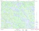 013D03 Senecal Lake Topographic Map Thumbnail 1:50,000 scale