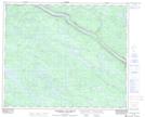 013E05 Blueberry Lake Stream Topographic Map Thumbnail 1:50,000 scale
