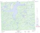 013K02 Nipishish Lake Topographic Map Thumbnail