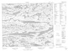 013K05 Wuchusk Lake Topographic Map Thumbnail 1:50,000 scale