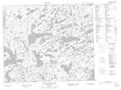 013K06 Pocket Knife Lake Topographic Map Thumbnail 1:50,000 scale