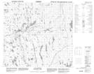 014E12 Lac Courdon Topographic Map Thumbnail