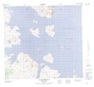 014F12 Okak Harbour Topographic Map Thumbnail 1:50,000 scale