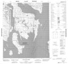 016E10 Exaluin Fiord Topographic Map Thumbnail 1:50,000 scale