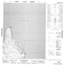 016M12 Cape Broughton Topographic Map Thumbnail