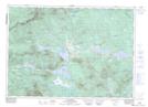 021E09 Lac Emilie Topographic Map Thumbnail