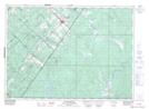 021K13 Saint-Pamphile Topographic Map Thumbnail 1:50,000 scale