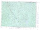 021M14 Lac Pikauba Topographic Map Thumbnail