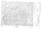 022E05 Lac Chausson Topographic Map Thumbnail 1:50,000 scale