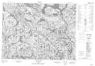 022E08 Lac Riverin Topographic Map Thumbnail 1:50,000 scale