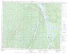 022I15 Lac De La Mine Topographic Map Thumbnail