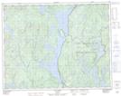 022J13 Lac Fortin Topographic Map Thumbnail