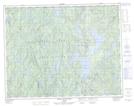 022J14 Grand Lac Du Nord Topographic Map Thumbnail