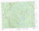 022J16 Lac A L'Eau Doree Topographic Map Thumbnail