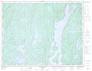 022K02 Lac Gaillard Topographic Map Thumbnail