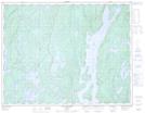 022K02 Lac Gaillard Topographic Map Thumbnail 1:50,000 scale