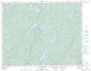 022K08 Lac Clairval Topographic Map Thumbnail