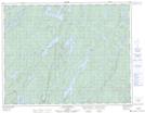 022K08 Lac Clairval Topographic Map Thumbnail 1:50,000 scale