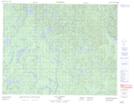 022K13 Lac Auriac Topographic Map Thumbnail 1:50,000 scale