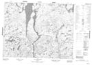 022L11 Lac Onistagane Topographic Map Thumbnail 1:50,000 scale